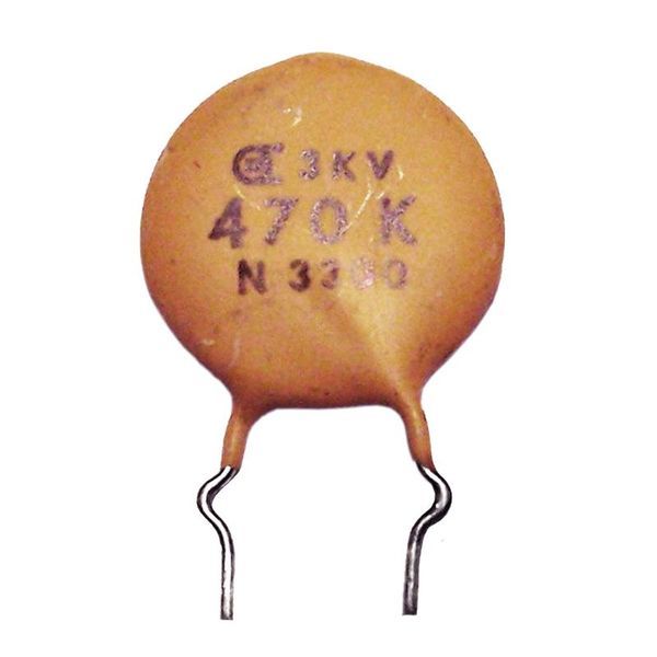 470pf 3KV 10% Ceramic Disc Capacitor - Click Image to Close